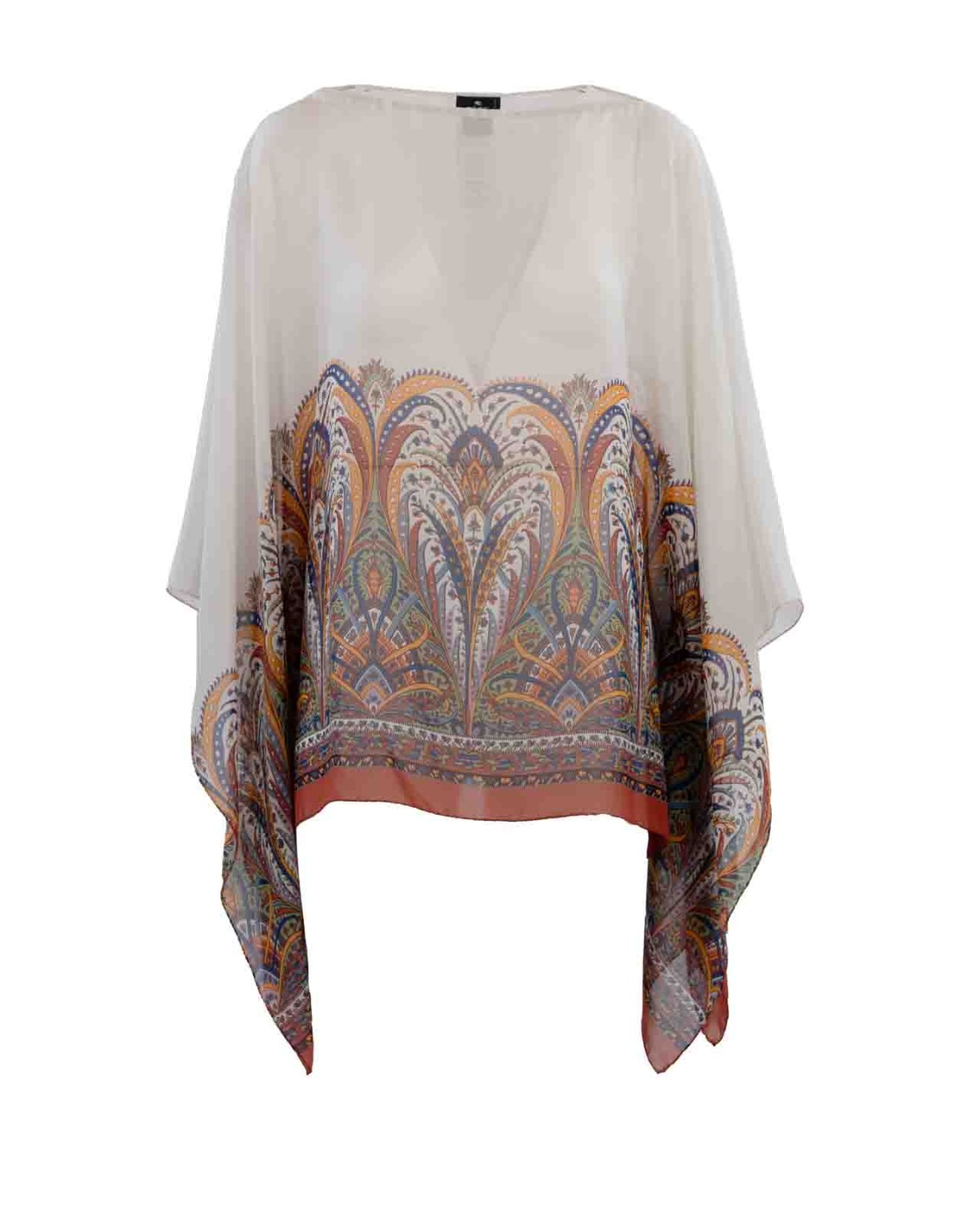 shop ETRO Saldi Poncho: Etro poncho in seta.
Poncho in crêpe de chine di seta, decorato da una stampa Paisley.
100% seta.
Fabbricato in Italia.. WRJA0027 AK027-X0800 number 9767827